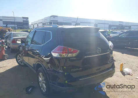 2016 Nissan Rogue Sv z USA, uszkodzony, nr VIN KNMAT2MV1GP621780